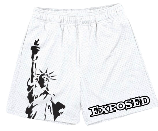 White SOL Shorts