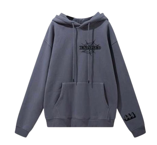 Grey Web Hoodie