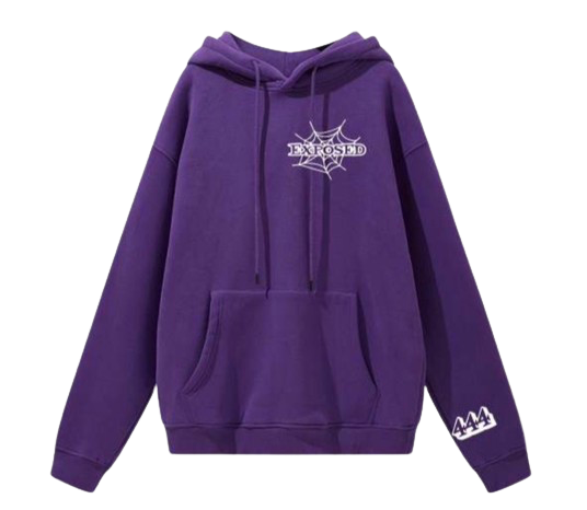 Purple Web Hoodie