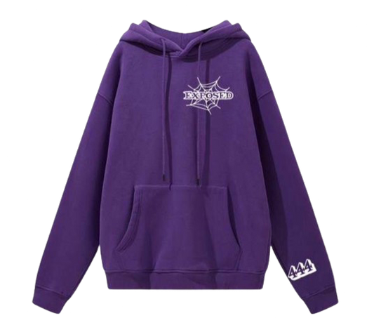 Purple Web Hoodie