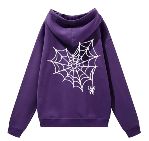 Purple Web Hoodie