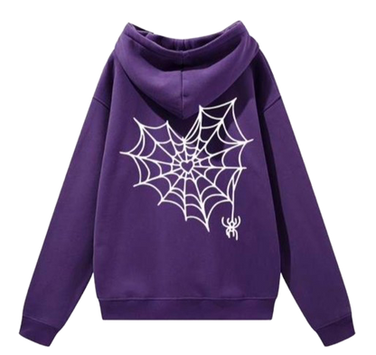 Purple Web Hoodie